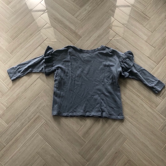 Current Elliot ruffle sleeve sweatshirt - Picture 2 of 3